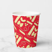 麺パスタキッド1st誕生日パーティー イタリアン 紙コップ (裏面)