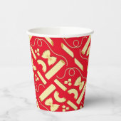 麺パスタキッド1st誕生日パーティー イタリアン 紙コップ (左)