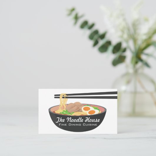 麺ボウル | 箸 名刺 (スタンド正面)