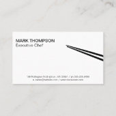 麺ボウル | 箸 名刺 (裏面)