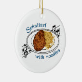 麺入りシュニッツェル セラミックオーナメント (右)