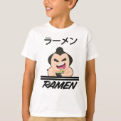 麺力士アニメマンガおもしろいジャパン大宅 Tシャツ (正面)