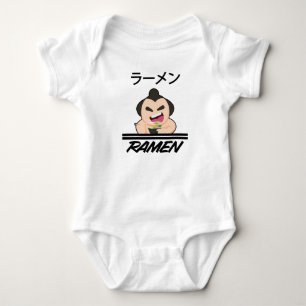 麺力士アニメマンガおもしろい日本オタク ベビーボディスーツ