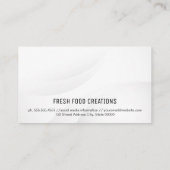 麺器と箸 名刺 (裏面)