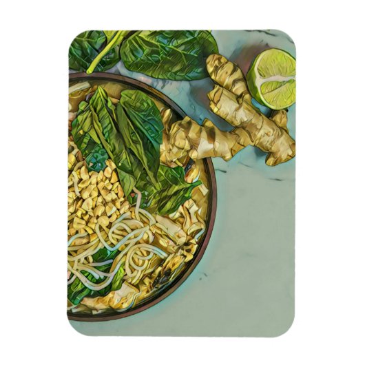 麺好きの贈り物 マグネット (縦)