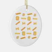 麺形状 セラミックオーナメント (右)