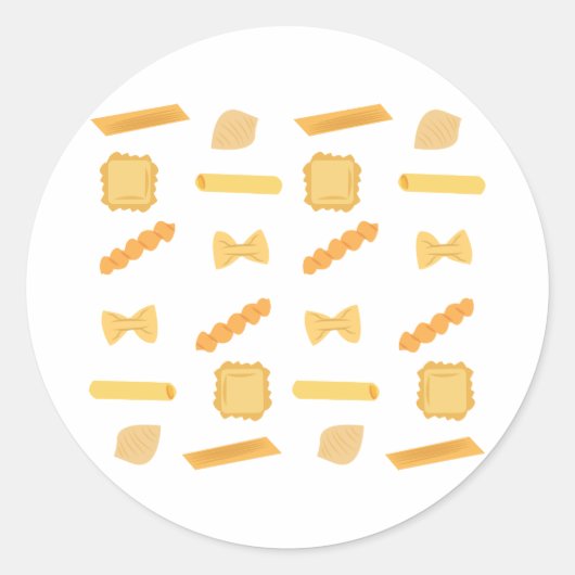 麺形状 ラウンドシール (正面)