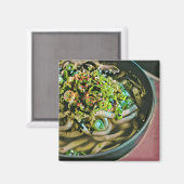 麺愛好家デザイン マグネット (正面/裏面)