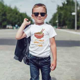 麺時間 |かわいい麺Tシャツ トドラーTシャツ