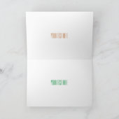 麺漫画イラストレーション カード (内部)