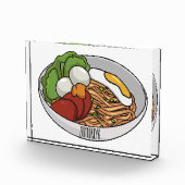麺漫画イラストレーション フォトブロック (右)