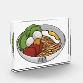 麺漫画イラストレーション フォトブロック (左)