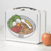 麺漫画イラストレーション メタルランチボックス (インサイチュ)