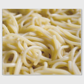 麺類のパターン ラッピングペーパー (フラット)