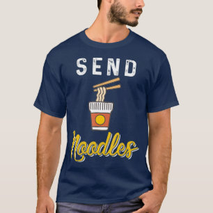麺類を送る Tシャツ