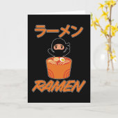 麺類忍者アニメおもしろいマンガジャパン大宅猫 カード (黄色い花)