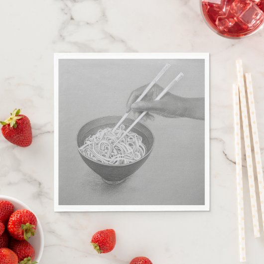 麺類 – スタンダードランチョンナプキンス紙 スタンダードランチョンナプキン (インサイチュ)