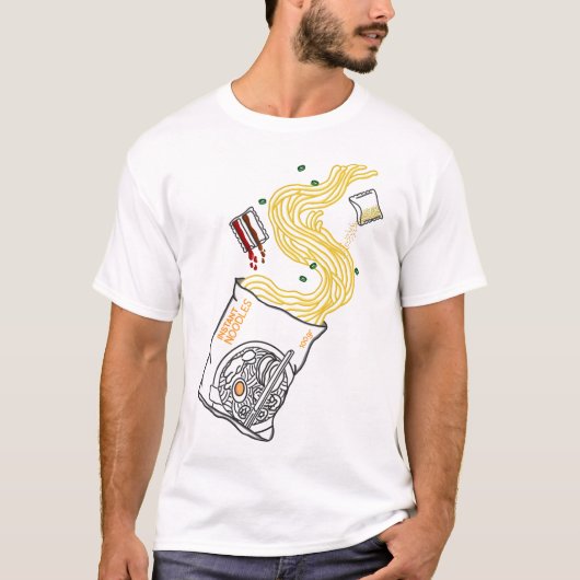 麺類 Tシャツ (正面)