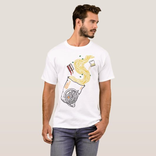 麺類 Tシャツ (正面フル)