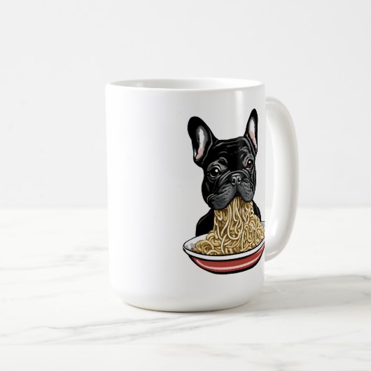 麺食い コーヒーマグカップ (正面右)