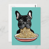 麺食い ポストカード (正面/裏面)