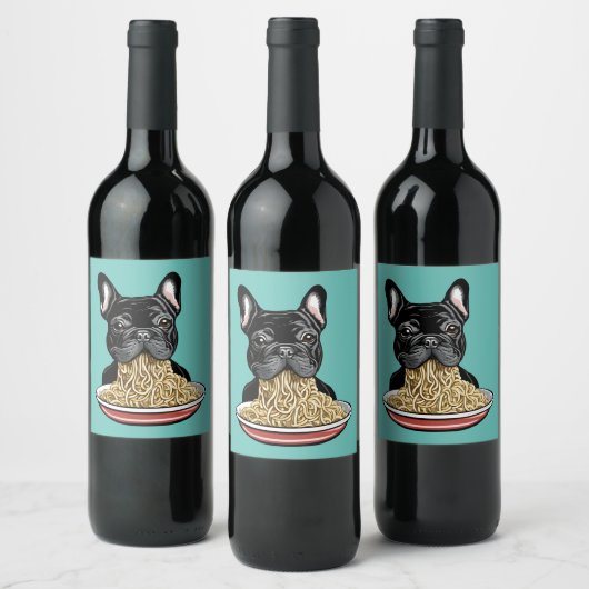 麺食い ワインラベル (ボトル)