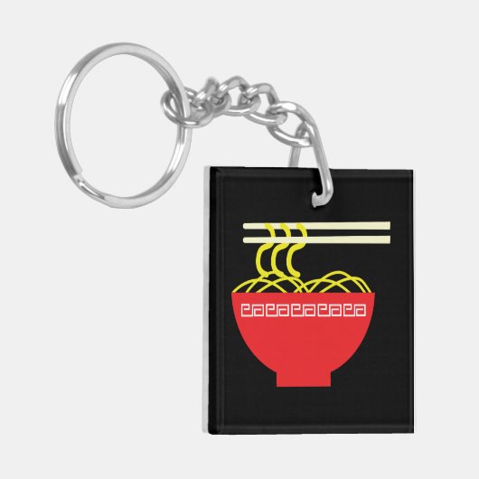 麺 キーホルダー (正面左)