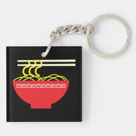 麺 キーホルダー (裏面)