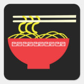 麺 スクエアシール (正面)