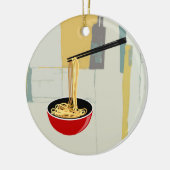 麺 セラミックオーナメント (左)