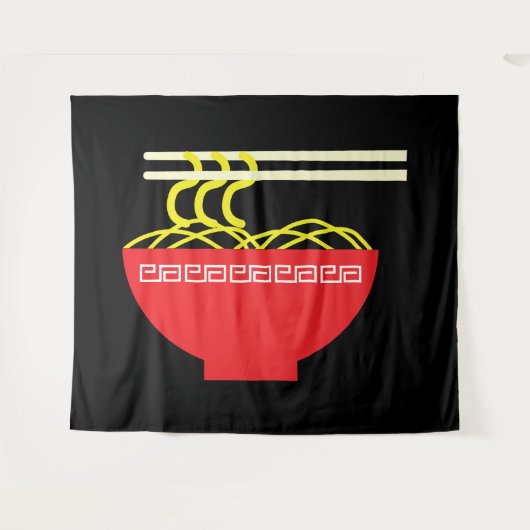 麺 タペストリー (正面(横))