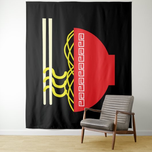 麺 タペストリー (インサイチュ)