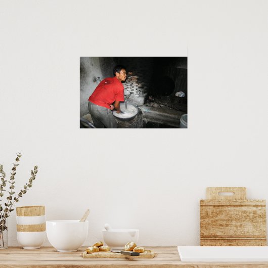 麺 ポスター (キッチン)