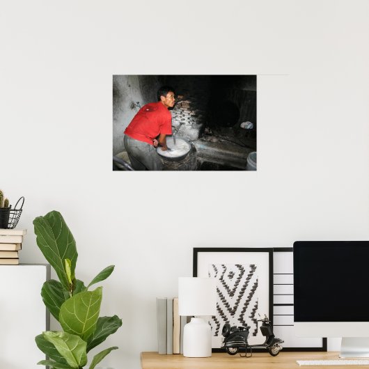 麺 ポスター (ホームオフィス)