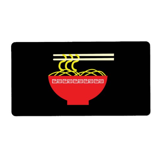 麺 ラベル (正面)