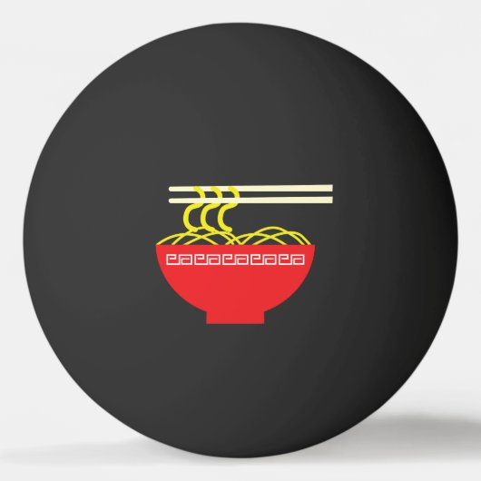 麺 卓球ボール (正面)