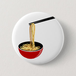 麺 缶バッジ