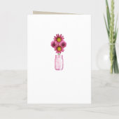 麻のサテン ピンク メイソンジャー プログラム カード (裏面)