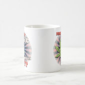 麻のプラスチック コーヒーマグカップ (中央)