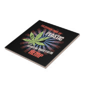 麻のプラスチック タイル (側面)