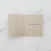 麻の実入りのピンクのメイソンジャー風の感謝カード サンキューカード (内部)