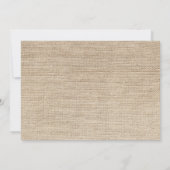 麻の葉のパームツリー ブラウン 結婚式のSave the Dateのお知らせ セーブザデート (裏面)