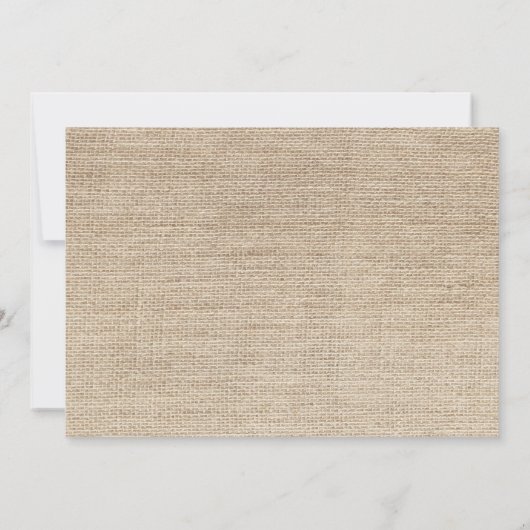 麻の葉のパームツリー ブラウン 結婚式のSave the Dateのお知らせ セーブザデート (裏面)