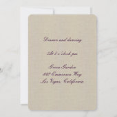 麻の葉のラスティックパープルメイソンジャー　披露宴カード 招待状 (裏面)