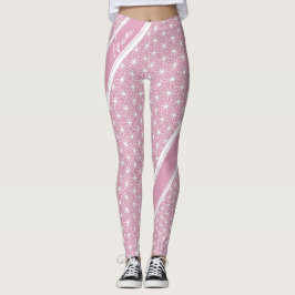 麻の葉アサノハ 日本の|伝統的 KIMONO レギンス