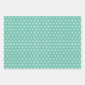麻の葉アサノハ | KIMONO日本の pattern ラッピングペーパーシート (正面2)