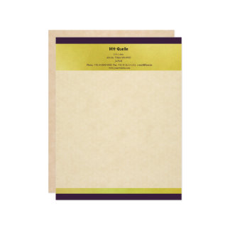 麻の葉文様のエレガントなレターヘッド レターヘッド