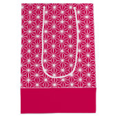 麻の葉 | 朝野羽日本の紋様抱き枕 ミディアムペーパーバッグ (裏面)