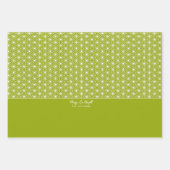 麻の葉 | 朝野羽日本の紋様抱き枕 ラッピングペーパーシート (正面3)