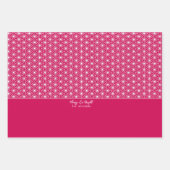 麻の葉 | 朝野羽日本の紋様抱き枕 ラッピングペーパーシート (正面)